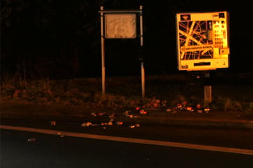 Leipzig: Pyro in Automat nahe Leipzig gesteckt - Polizei ermittelt wegen Sprengstoff-Explosion