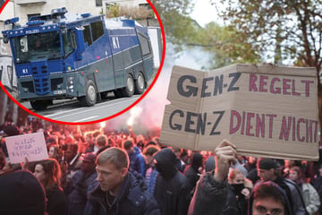"Gen Z"-Demos in ganz Deutschland: Böller und Bengalos gezündet, Polizei setzt Wasserwerfer ein