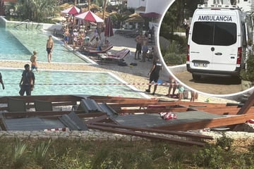 Lauter Knall am Kinderpool: Dachkonstruktion stürzt in Mallorca-Hotel ein