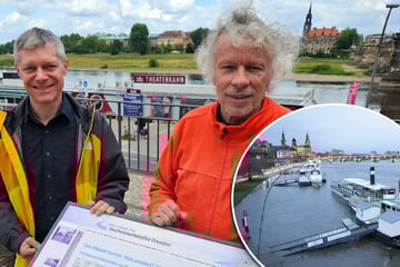 Dresden: Kennt ihr diesen Pfad entlang der Elbe? Hier kann man was übers Hochwasser lernen