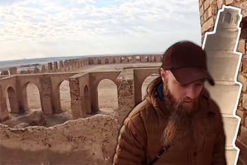 Leipzig: "Fällst du hier runter, bist du weg!" Leipziger Weltenbummler erklimmt ungesichert Minarett