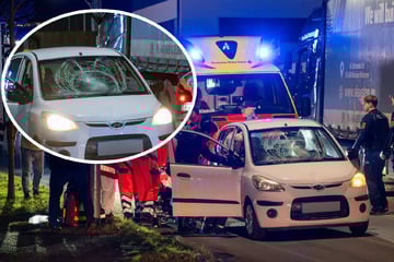 Schwerer Unfall an Tankstelle: Mitarbeiter landet auf Frontscheibe