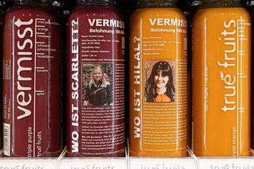 Smoothie-Flaschen sollen bei der Aufklärung von Vermisstenfällen helfen