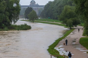 München: Fatale Neugier auf Hochwasser: Rollstuhlfahrer stürzt in Isar-Fluten