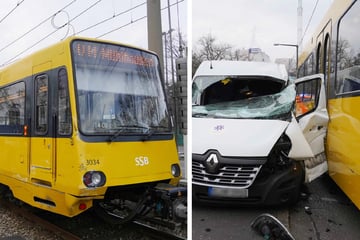 Stadtbahn-Unfall in Stuttgart: Ein Mann verletzt