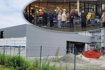 Leipzig: Jubel und Ärger zugleich: Kiez-Aldi im neuen Glanz, aber der "Maschendrahtzaun" bleibt!