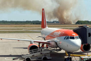 Riesige Rauchwolke am Flughafen BER!