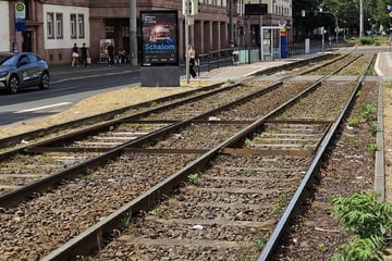 Leipzig: Er war mit 1,22 Promille unterwegs: Betrunkener Audi-Fahrer bleibt in Tramgleisen hängen