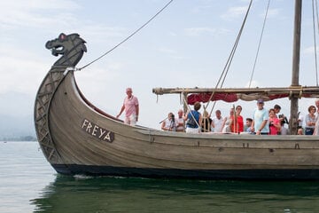 Aus "Wickie"-Kinofilm: Wikingerschiff "Freya" in der Nacht gesunken