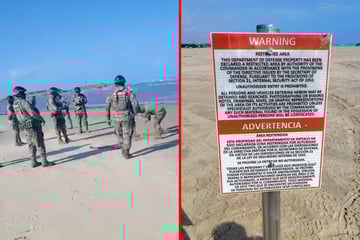 US troops reportedly attempt to declare Mexico beach a "restricted area"