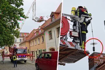 Dresden: Feuerwehr greift auf spezielles Gerät bei Einsatz in Radebeul zurück