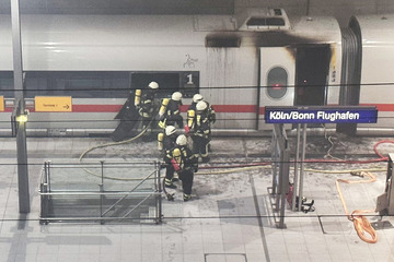 Köln: Nach ICE-Brand im Bahnhof: Gleise am Flughafen in Köln wieder frei
