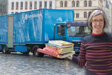 Dresden: Wo dieser Laster hält, wird gelesen: Darum ist Dresdens rollende Bibo so erfolgreich