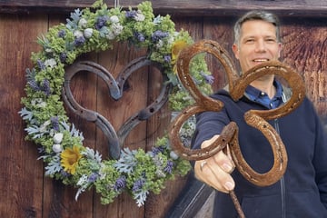 Dresden: Hufeisenkunst in Radebeul: So werden gebrauchte Eisen zu echten Hinguckern