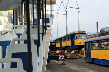 Leipzig: Abfahrt in die Ukraine! 26 aussortierte Tatra-Bahnen verabschieden sich aus Leipzig