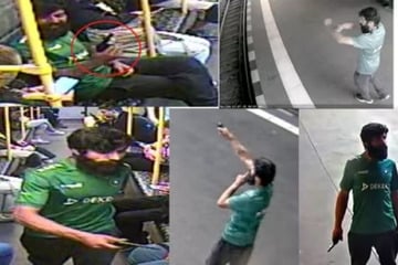 Mann bedroht Fahrgäste in U2 – Polizei sucht mit Fotos nach Täter