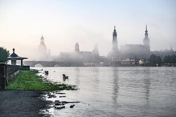 Hochwasser in Dresden: Alarmstufe 1 soll am Montag fallen