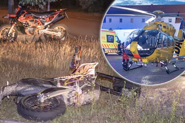 Heftiger Motorradcrash: Abbiege-Manöver endet im Krankenhaus