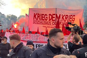 Revolutionäre-1.Mai-Demo in Berlin: Mehr als 11.000 Menschen auf der Straße