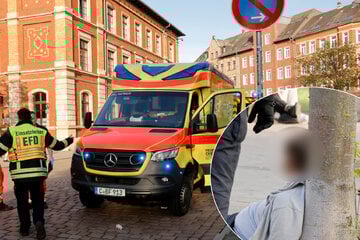Chemnitz: Attacke in Chemnitz: Mann greift Rettungswagen an