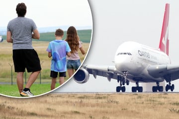 Über eine Stunde zu früh: Qantas-A380-Maschine sorgt in Dresden für Begeisterung