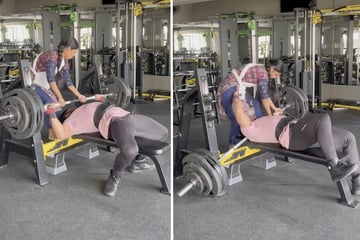 Todeskampf im Gym! Bodybuilder überschätzt seine Kraft und tötet sich beim Bankdrücken beinahe selbst