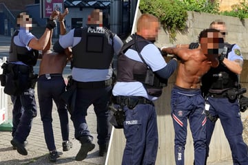 Chemnitz: Trouble in Chemnitz city centre: Aggro man handcuffed by police!