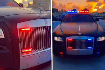 Polizeirevier zeigt fetten Luxusdienstwagen! Protzerei geht nach hinten los