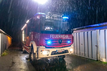 Unwetter zieht über Sachsen: Feuerwehreinsätze im Erzgebirge