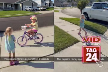 Viral Video of the Day for August 30, 2025: Little girl adorably makes a best friend record time