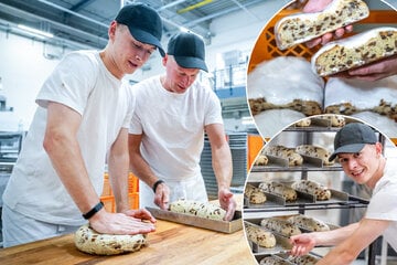 Chemnitz: Stollen-Produktion läuft auf Hochtouren: In Schäfers Backstube riecht es schon nach Weihnachten