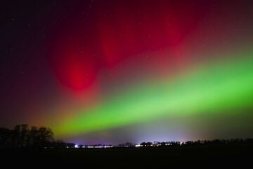 Spektakuläres Naturschauspiel: Polarlichter über Berlin und Brandenburg