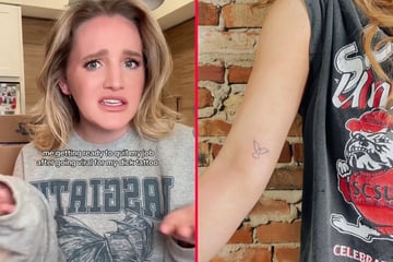 Influencer's tattoo tribute to late grandmother goes hilariously wrong in viral TikTok