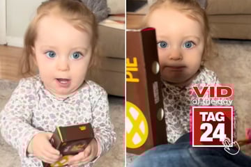 Viral Video of the Day for November 8, 2025: Toddler throws adorable fit after mom says no to McDonald's pie