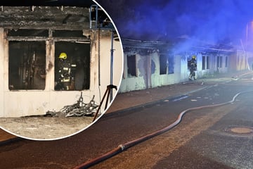 Zwickau: Brand in ehemaligem Obdachlosenheim