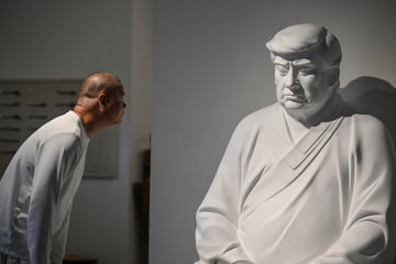 Chinese artist sells Buddha-like Trump statues for extraordinary prices