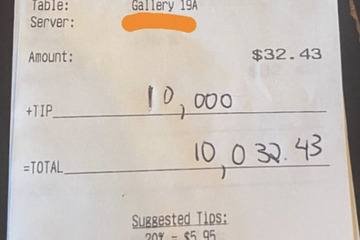 Kellnerin bekommt 10.000 Dollar Trinkgeld - was dann passiert, macht sprachlos