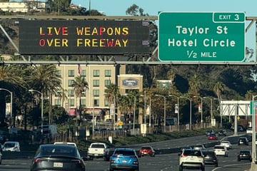 Military's live firing shuts down California freeway amid "No Kings" protests
