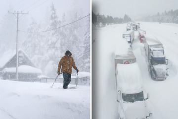 Drei Meter Neuschnee: Blizzard sorgt für Schnee-Chaos