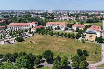 Hier entsteht das Gerichtsgebäude für den Magdeburger Anschlagsprozess