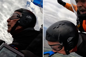 Texas man becomes the oldest skydiver in the world!
