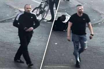 Köln: Kölner mit Gürtel an Haltestelle attackiert: Polizei sucht diese zwei Männer