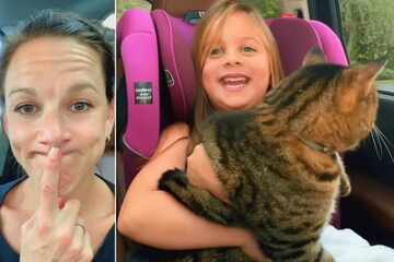 Little girl tries smuggling her cat into ballet class: "He's my best friend!"
