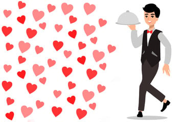 Valentine's Day fun: How to tell if your restaurant server is breadcrumbing you