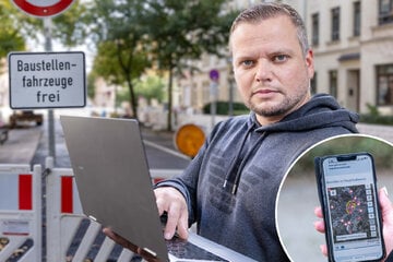 Chemnitz: Baustellenservice vom Chemnitzer Rathaus lässt viele Fragen offen