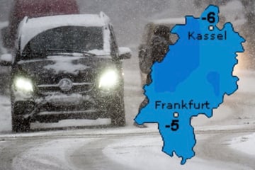 Gefrierender Regen und Schnee: Das Wetter in Frankfurt und Hessen