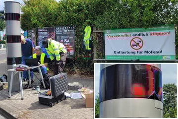 Leipzig: Da rast keiner mehr durch: Neue Blitzersäule im Leipziger Osten sieht alles