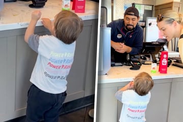 Mutter von gehörlosem Sohn kann kaum glauben, was Kassierer den Kleinen fragt