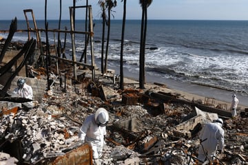 Protesters descend after EPA reveals controversial plan for LA wildfire cleanup