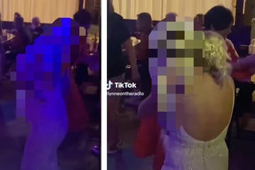 Als DJane diesen Ehrengast auf der Tanzfläche einer Hochzeit sieht, zückt sie sofort ihre Kamera